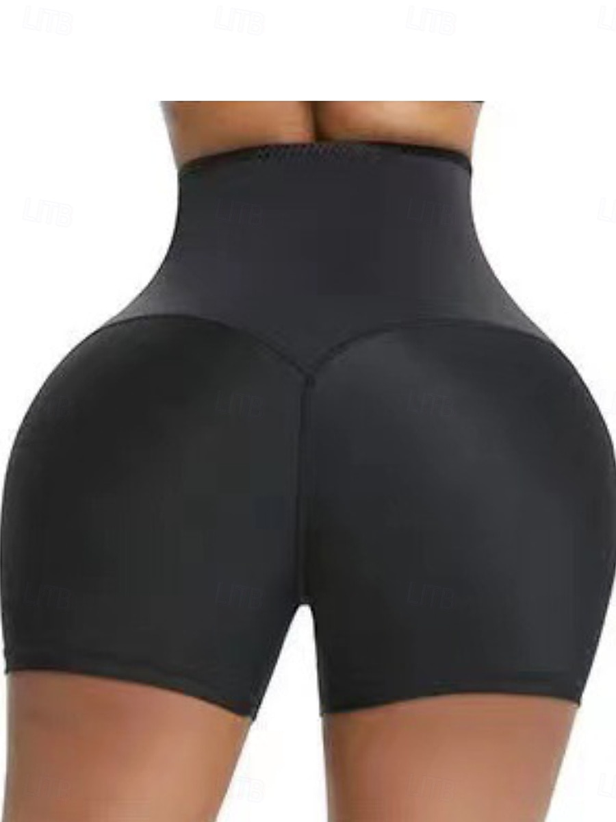Women's Shapewear Fashion Sweet Pure Color Patchwork Shorts Vacation Street Going out Blue Silver Spring Fall Tailored Fit 2026 - $11.49 –P3