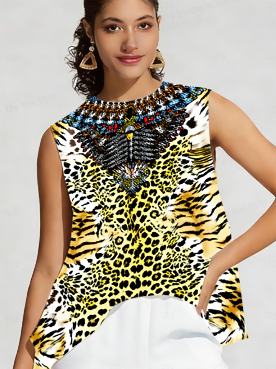 Lady Lionheart silkemyk sateng ermeløs topp 2026 - $56.99 –P1