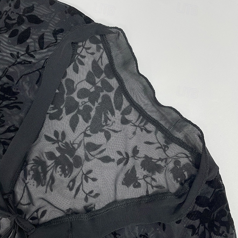 Per donna Camicia casual Camicia con Bottoni Blusa Nodo frontale Pizzo Illusione Tinta unica Elegante Sexy Manica Lunga Manica a Campana Scollo a V Top Regolari Ferie Uscire Abbigliamento da vacanza del 2026 a $21.99 –P5