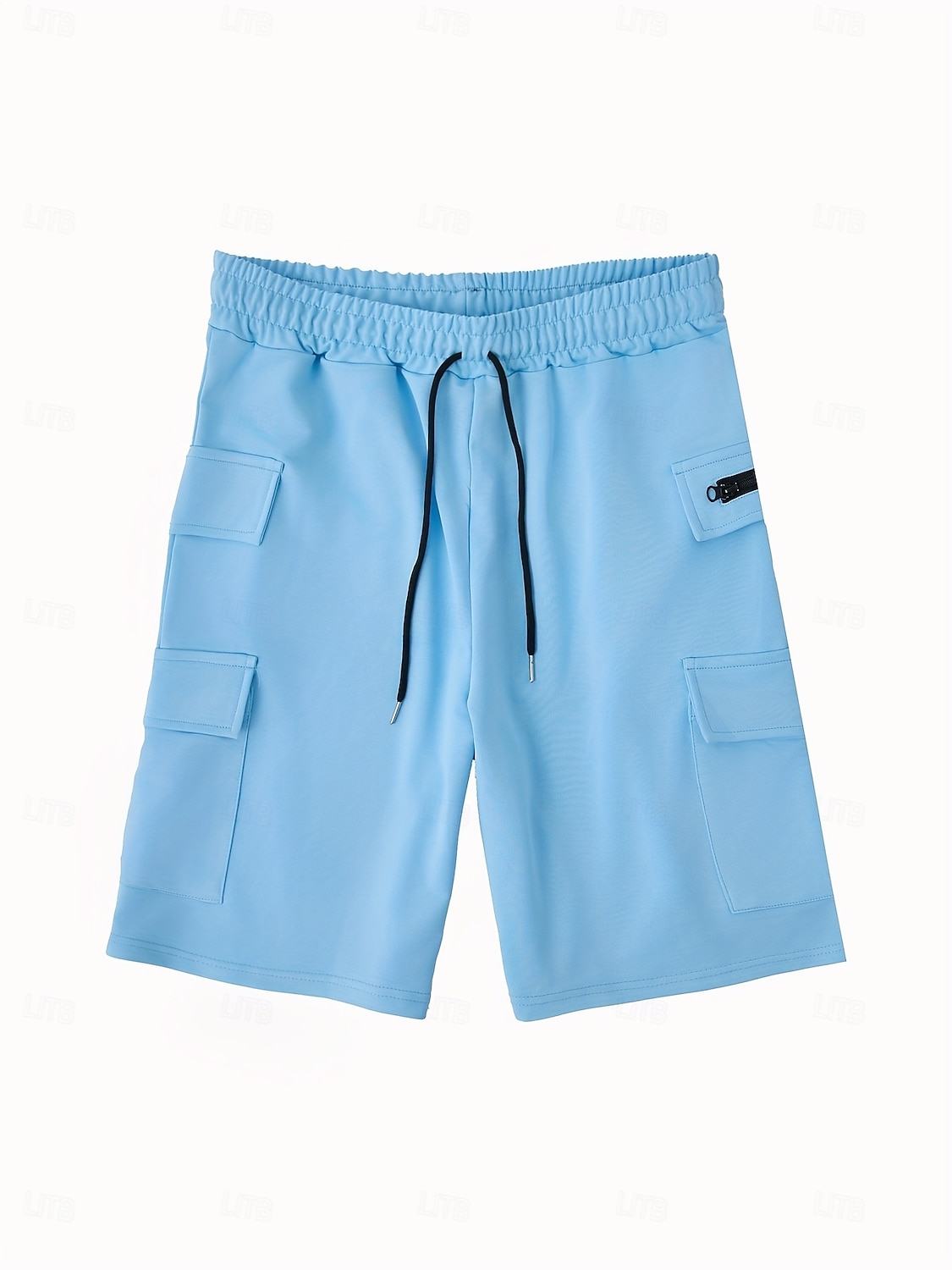 Men's Tactical Cargo Cargo Shorts Shorts Casual Shorts Pocket Elastic Waist Plain Comfort Above Knee Casual Outdoor Streetwear Fashion Streetwear Wine Navy Blue Stretchy 2026 - $22.99 –P10