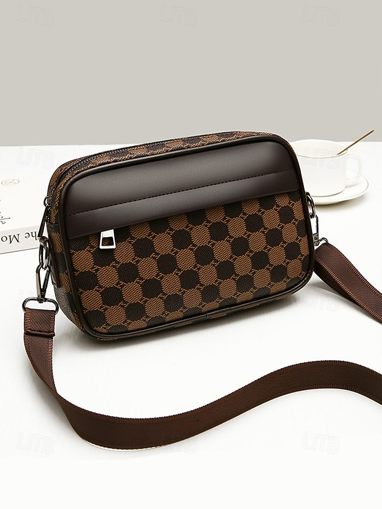 férfi műbőr crossbody táska – több színben, sokoldalú pántokkal, stílusos és tartós mindennapi viseletre, munkába és utazásra egyaránt 2026 - $14.99 –P6