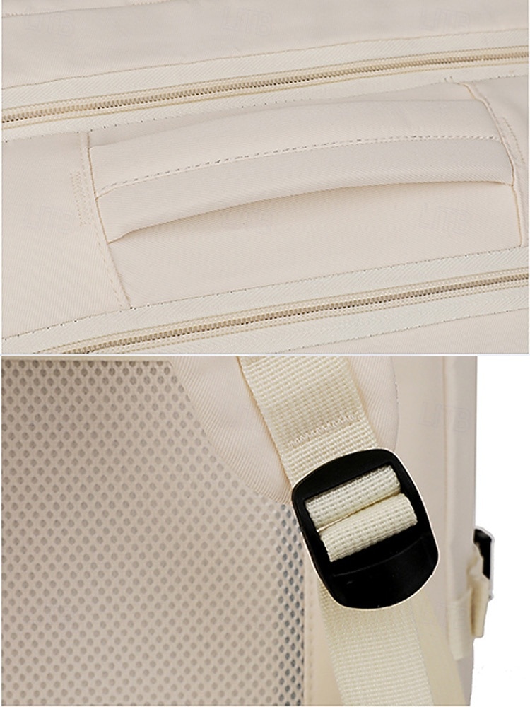 Zaino da viaggio unisex in nylon, borsa da viaggio multicolore di grande capacità con porta di ricarica USB e custodia per bagagli, stile moderno e minimalista per lavoro, viaggi d'affari, viaggi e spostamenti quotidiani del 2026 a $29.99 –P14