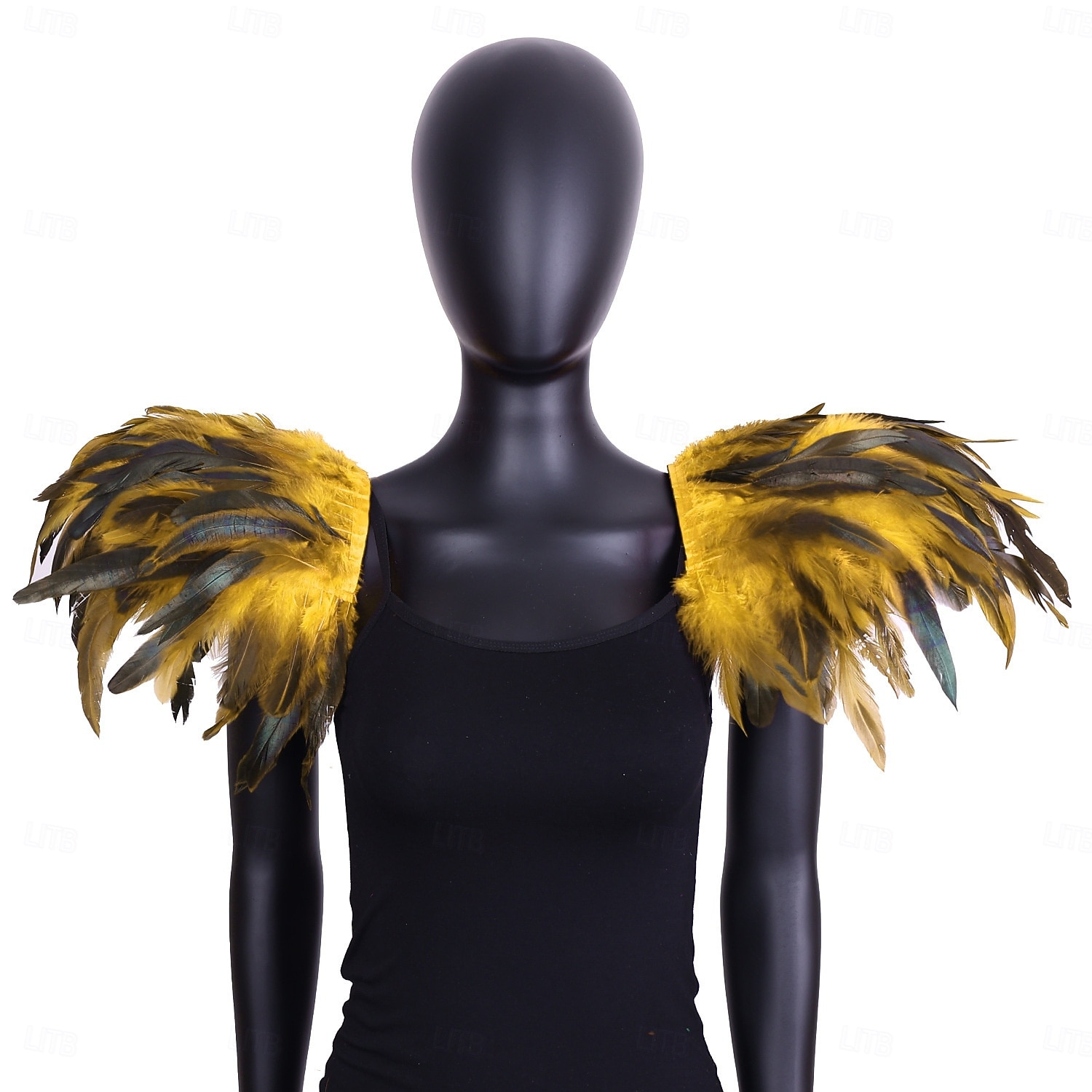 Carnaval 2026 Accesorios de Samba del Carnaval de Río Hombreras de Plumas Negras para Mujeres Alas de Hombro de Disfraz Victoriano Gótico Disfraz para Festival de Brasil 2026 - $15.49 –P8