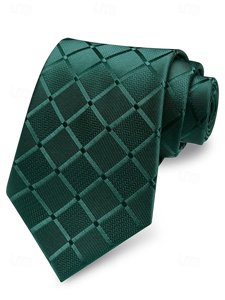 Набор мужских галстуков, нагрудных платков и запонок, полиэстер, разноцветные, для торжественных случаев, жениха, свадьбы, Дня святого Валентина, деловых мероприятий. 2026 - MXN $275.35 –P6