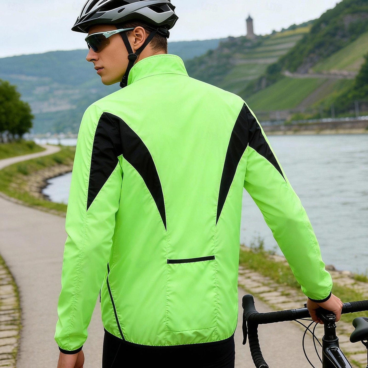 Jaqueta corta-vento unissex para ciclismo de estrada, primavera e outono, da marca Wosawe. Ideal para uso casual, à prova de vento e impermeável. Modelo BF224. de 2026 por $40.99 –P13