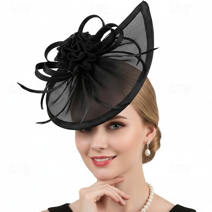 Cappello Fascinator affascinante Gentildonna Costume Per donna Mascherata Ascot Festival delle corse di cavalli Adulti Copricapo del 2026 a $50.99 –P1