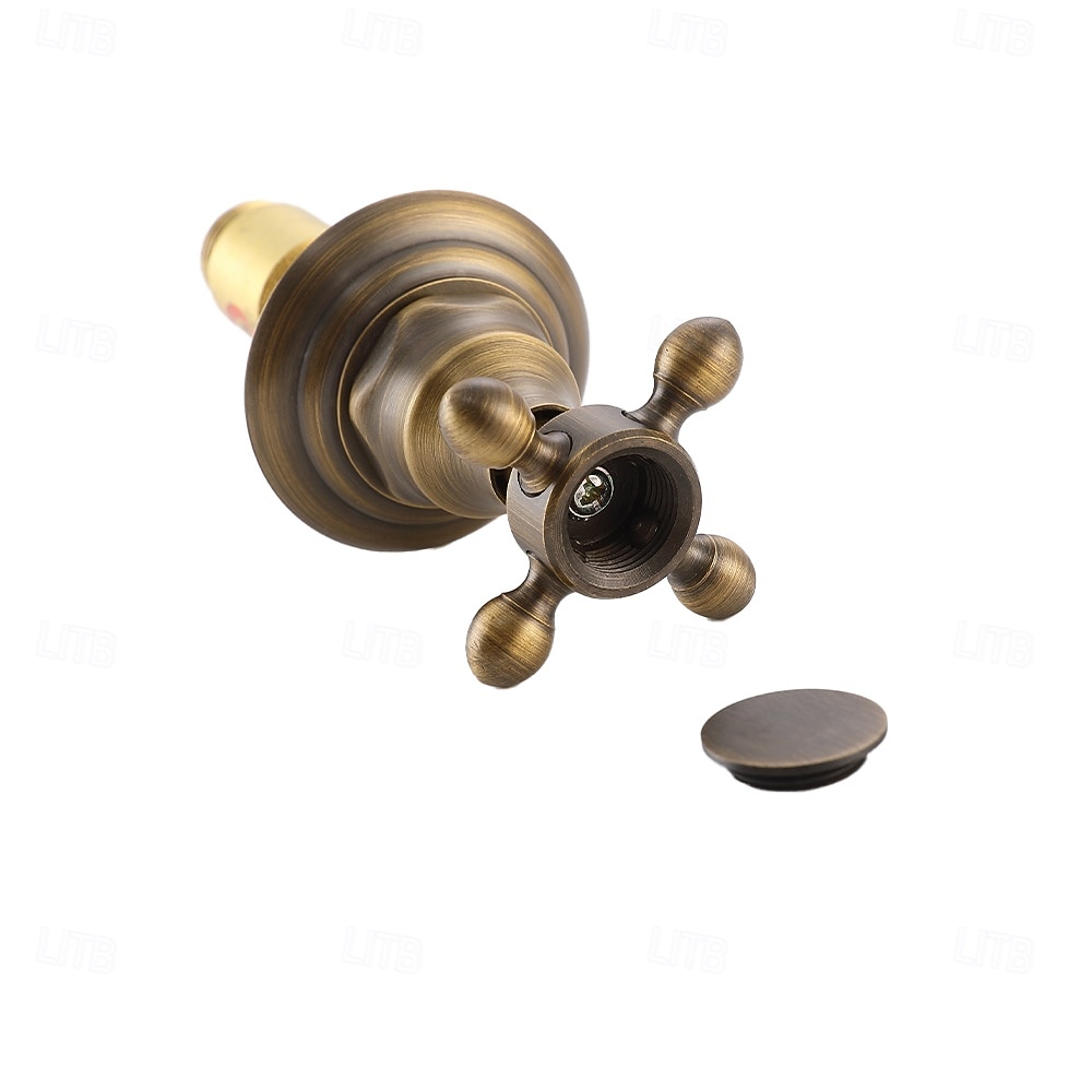 Robinet de lavabo - Séparé Électroplaqué Diffusion large Deux poignées trois trousBath Taps de 2026 ? $372.59 –P4