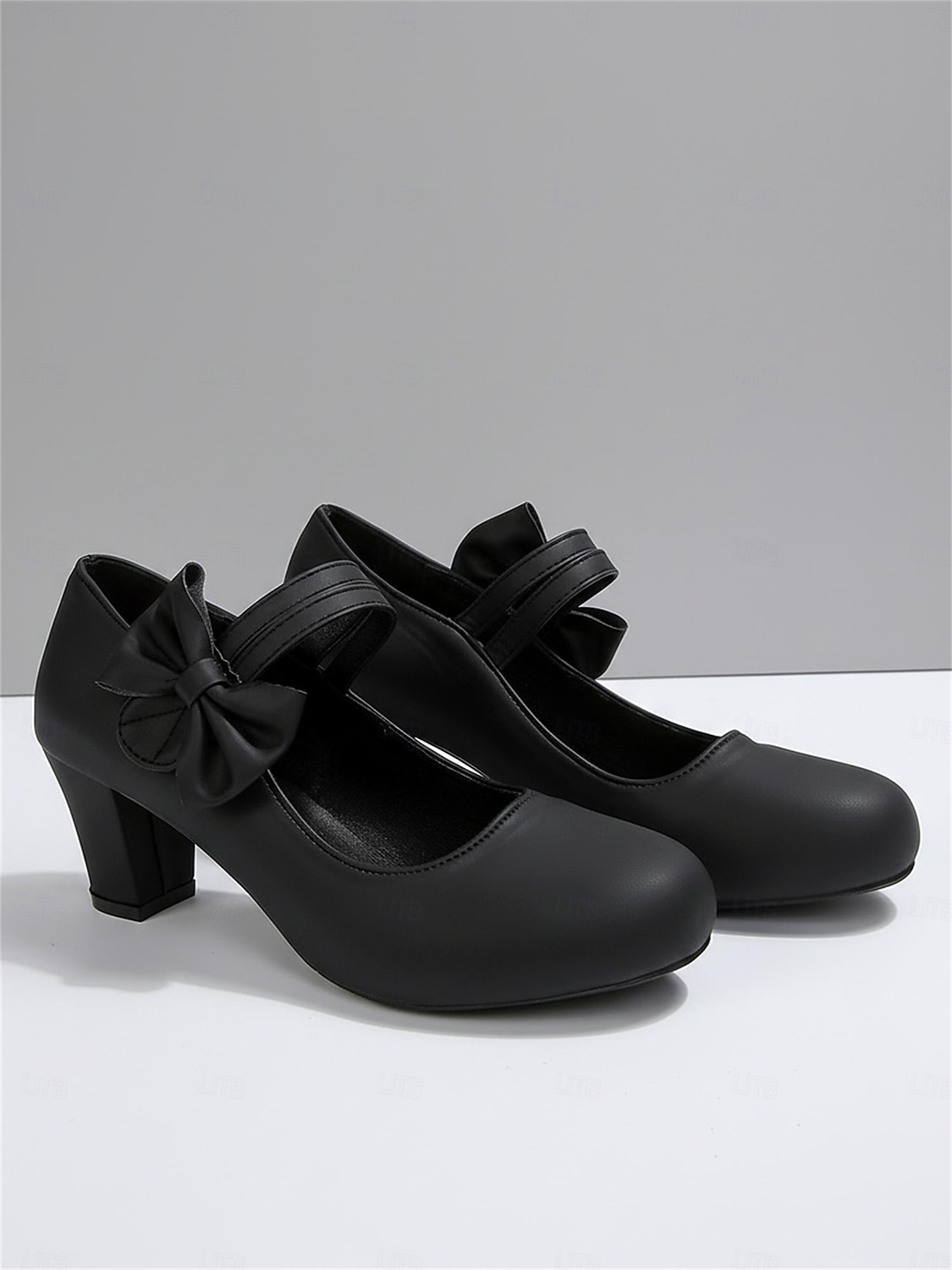 Escarpins Mary Jane blancs vintage années 1950 pour femmes - élégants escarpins à bout rond et talon bloc avec nœud latéral - chaussures pin-up rétro classiques pour occasions formelles de 2026 ? $32.99 –P5
