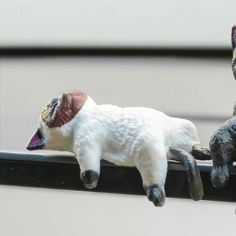 10 mini statuette da scrivania a forma di gatto, simpatici compagni di gatti dei cartoni animati, mini accessori per interni auto a forma di gatto, decorazioni per cruscotto auto, divertenti del 2026 a $16.99 –P7