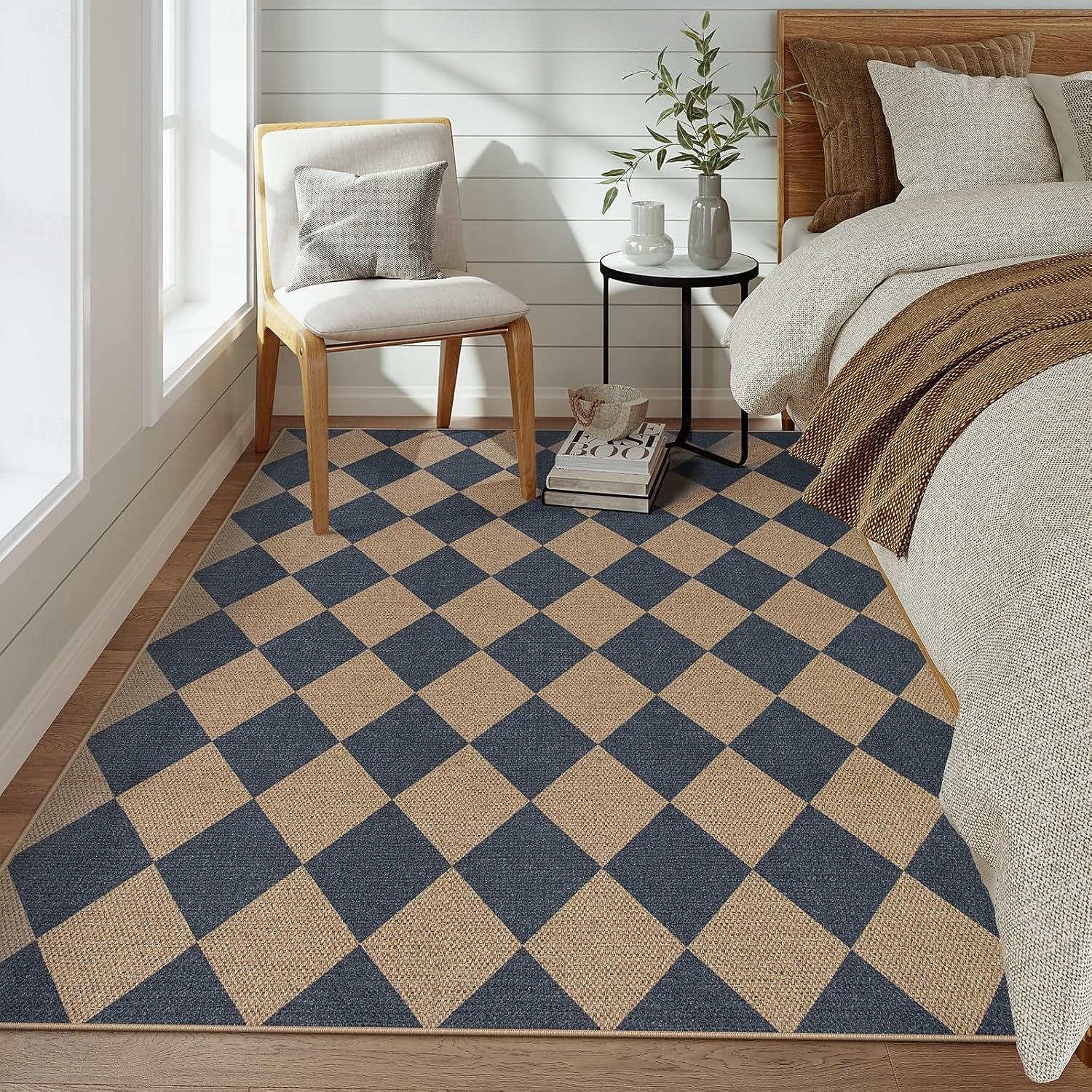 Outdoor Patio Rug, Washable Easy Jute Rugs for Entryway Indoor Outdoor Living Room Carpet, Farmhouse Non Slip Door Mat for Backyard Bedroom, Diamond 2026 - $27.99 –P4