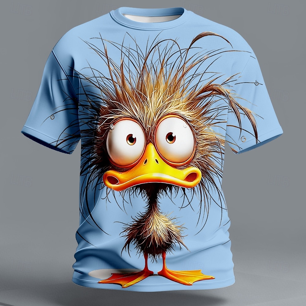 Hombre Animal Gracioso Camiseta Manga Corta Camiseta Impresión 3D Cuello Barco Camisa Exagerado Design Fiesta Festivos Amarillo Morado Caqui Verano Primavera Ropa S M L XL XXL XXXL 2026 - $21.99 –P3