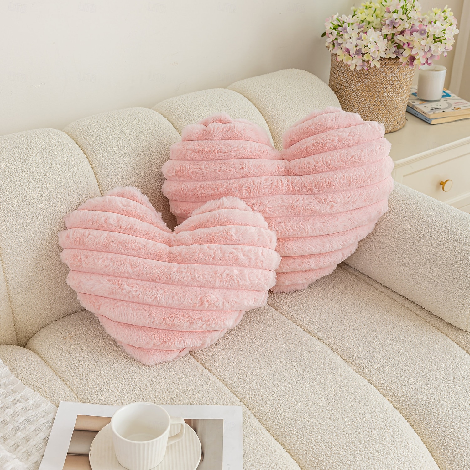 Heart Pillow White Pink Throw Pillows Decorative Pillows.Heart Shaped Throw Pillows for Bed Couch Chair Bedroom Room.Cute Small Pillow for Valentines Day Women Valentine Wedding Home Decor 2026 - $14.99 –P3