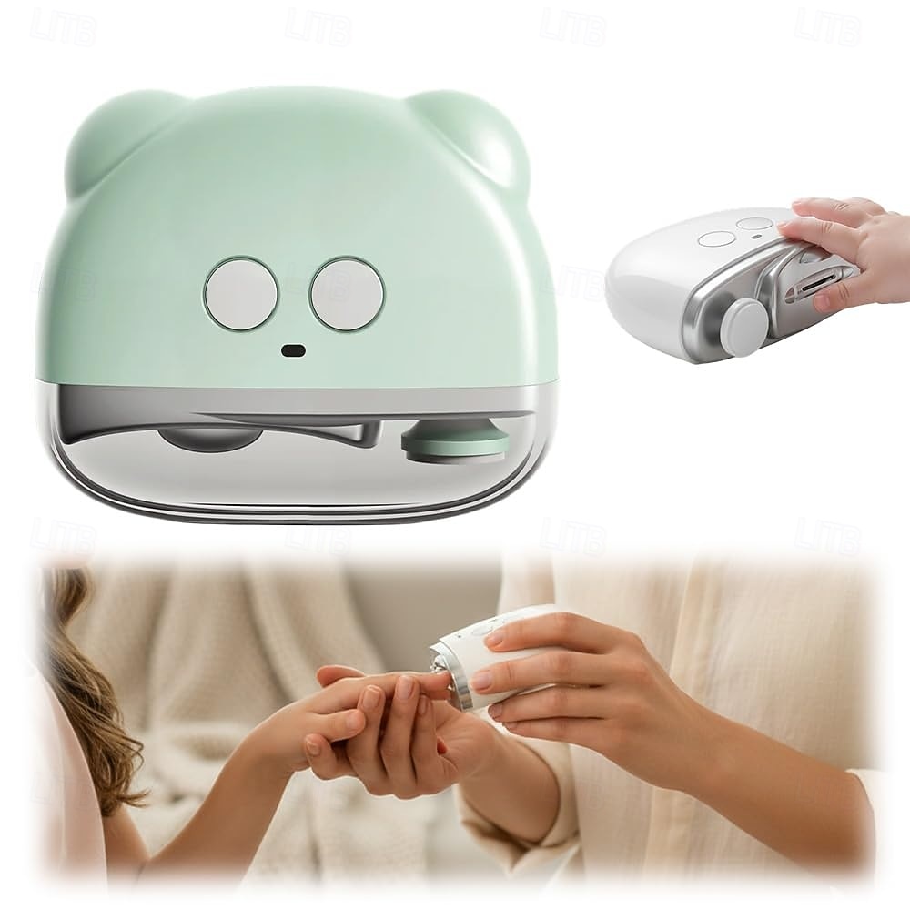 Электрические кусачки для ногтей 2-в-1, модернизированные электрические кусачки для ногтей со светодиодной подсветкой, электрическая пилка для ногтей с 3 регулируемыми скоростями для шлифовки и 2026 - $28.99 –P2