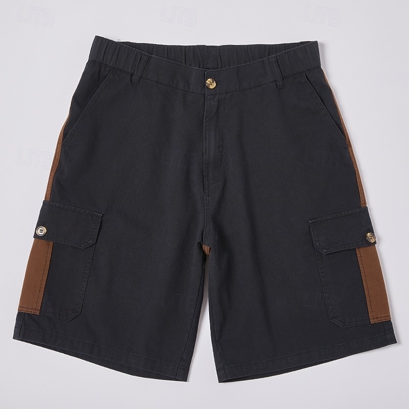 Per uomo Pantaloncini cargo Pantaloncini da esterno Pantaloncini casual Pantaloncini da Escursionismo Patchwork Multi-tasche Gamba Dritta Blocco di colori Tinta unita Indossabile Traspirante Corto del 2026 a $15.49 –P5