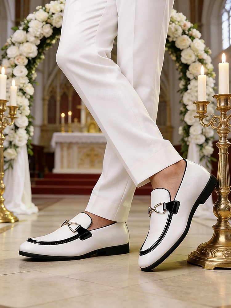 Men's White Slip-On Shoes – Elegant and Modern Design for Weddings and Formal Occasions 2026 - $46.99 –P2
