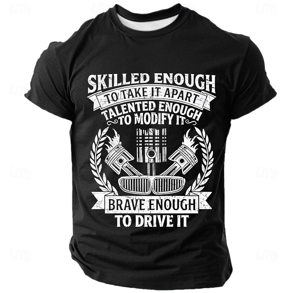 Bărbați Μηχανή Argou amuzant Tricou Manșon scurt Tricou Tipărire 3D Stil Nautic Cămașă Modă Zilnic Zilnic Stradă Albastru piscină Negru Trifoi Vară Primăvară Îmbrăcăminte S M L XL XXL XXXL 2026 - $21.99 –P5