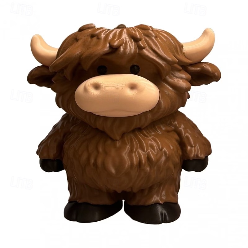 dispenser di sapone a forma di mucca delle Highlands, adorabile bottiglia di sapone per le mani a forma di mucca delle Highlands &Gel doccia, bottiglia con pompa ricaricabile a forma di mucca, stampa del 2026 a $30.99 –P9