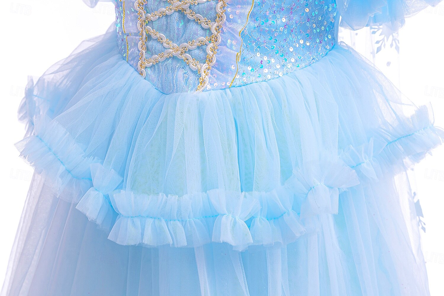 Book Week 2026 Princess Fairytale Moana Dress Kid's Carnival Children's Day New Year Festival Holiday Girls' Dress Solid Color Short Sleeve Casual Party Fashion Cute Polyester Summer 4 years+ Blue 2026 - $59.99 –P5