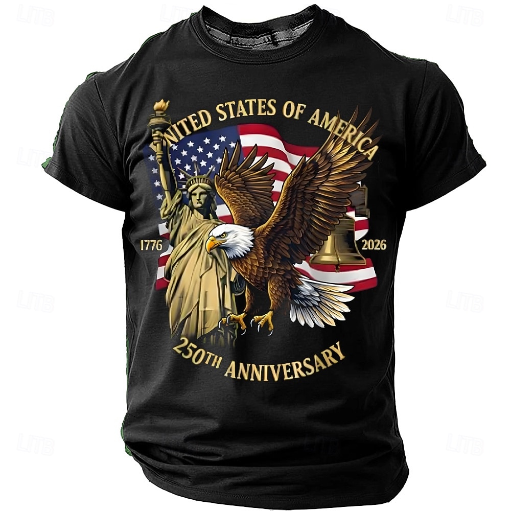 4η Ιουλίου 2026 250η Ημέρα Μνήμης Τ-shirt 2026 - $8.99 –P2