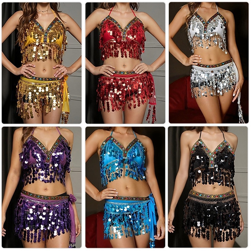 Samba Dancewear סט תלבושות ריקוד סקסיות עם טסל סקווין תלבושת מופעים 2026 - $24.99 –P1