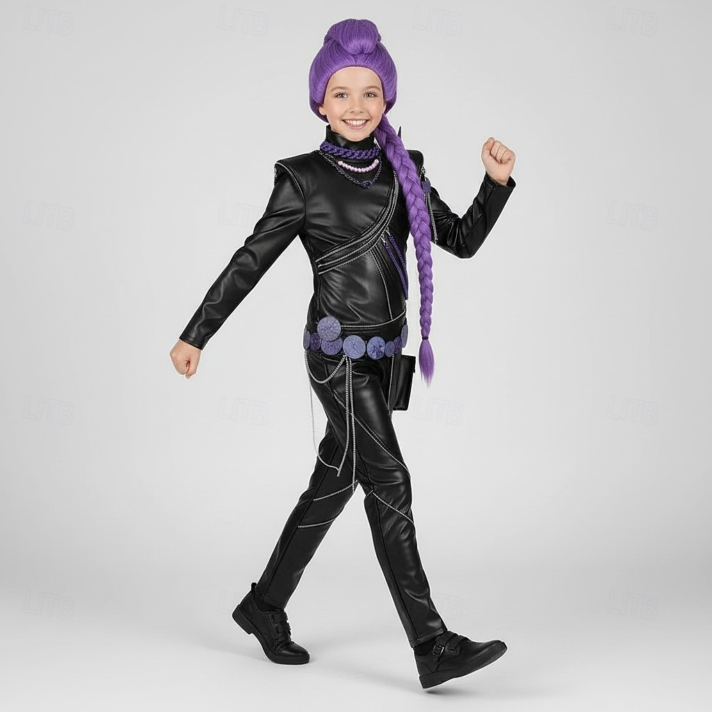 Kpop Inspired Korean Idol Inspired Pop Star Costume Fancy Dress Virtual Idol for Girls' Kid's Adults' Halloween Carnival Performance Comic Con Anime Expo 2026 - CAD $190.99 –P8