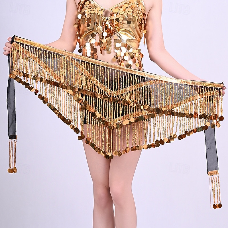 Samba Dancewear Silver Sequin Tassel Top & Iridescent Skirt Belly Dance Setl Performance Costume 2026 - €17.23 –P5