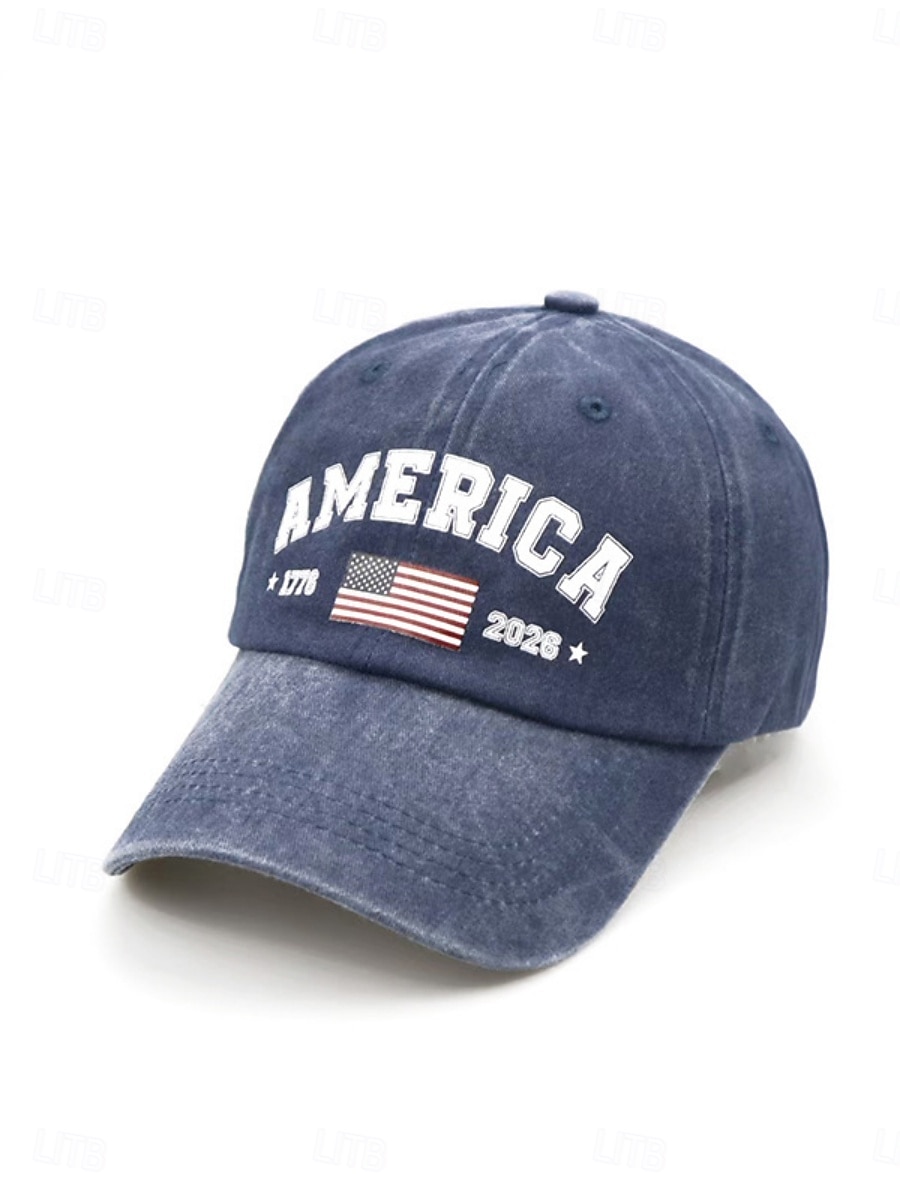 Dames Hoed Hoed ter ere van het 250-jarig jubileum van de Verenigde Staten Baseballpet Zonnehoed Grafische pet Zonbescherming Winddicht Ademend Dagelijks Buiten Weekend Afdrukken Brief 2026 - $8.49 –P5