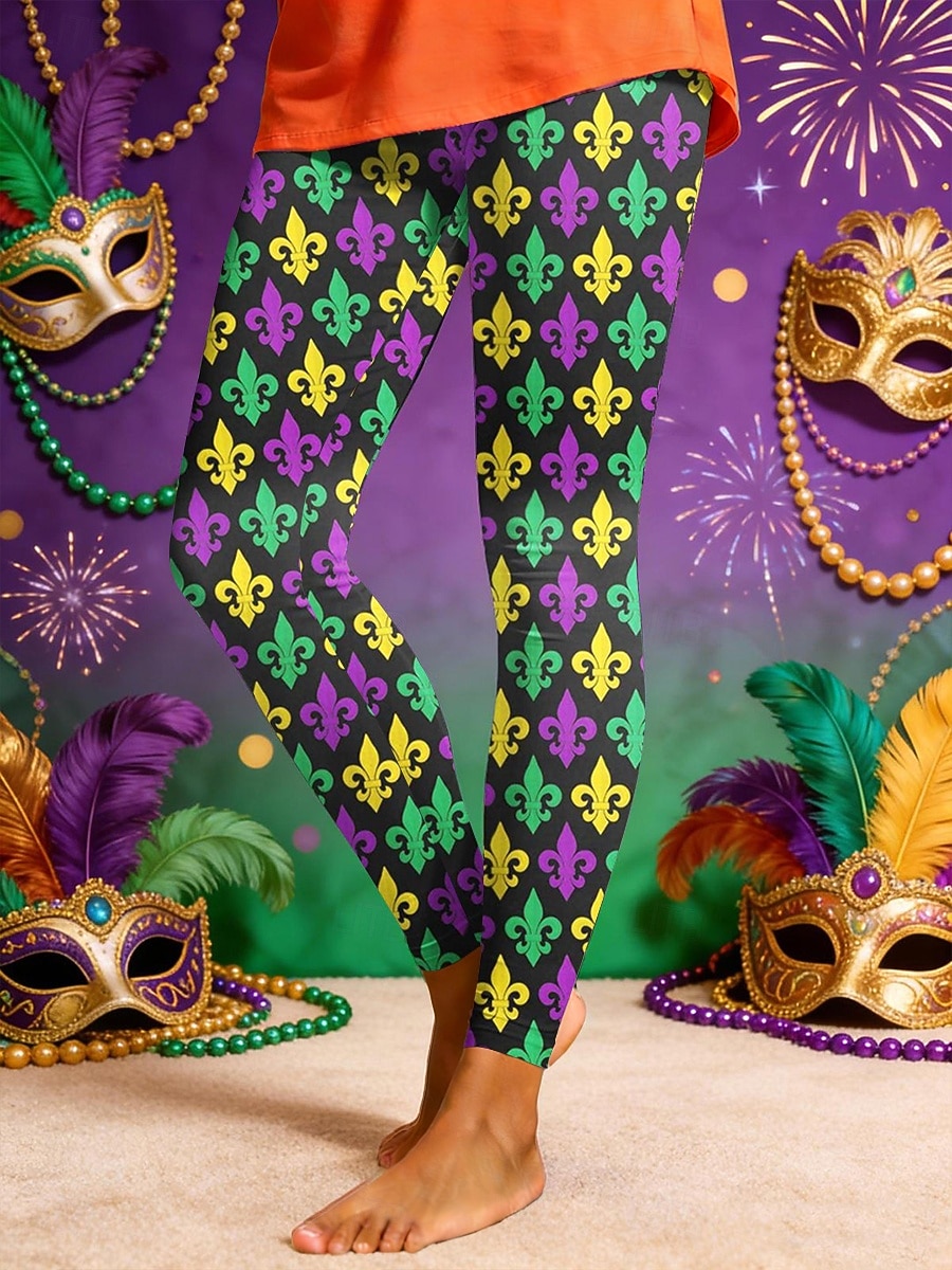 Per donna Leggings Attivo Vacanza Moda Lunghezza intera Vita AltaPantsCarnevale Grafico Geometrico Stampato Taglio alto Comodità All'aperto Confortevole Elasticizzato Vacanza Formale Streetwear del 2026 a $21.99 –P1