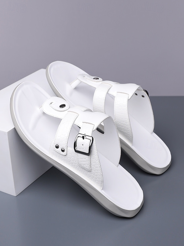 Sandales à enfiler bleues à motif crocodile pour homme – élégantes et confortables avec boucle réglable, idéales pour les sorties décontractées, les événements estivaux et les mariages. de 2026 ? $46.99 –P3