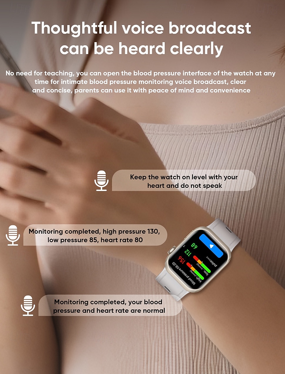 iMosi MT115 Orologio intelligente 1.96 pollice Orologio da Corsa Fitness Smartwatch Bluetooth Contapassi Promemoria chiamata Localizzatore di attività Compatibile con Android iOS Da donna Chiamate in del 2026 a $165.99 –P2