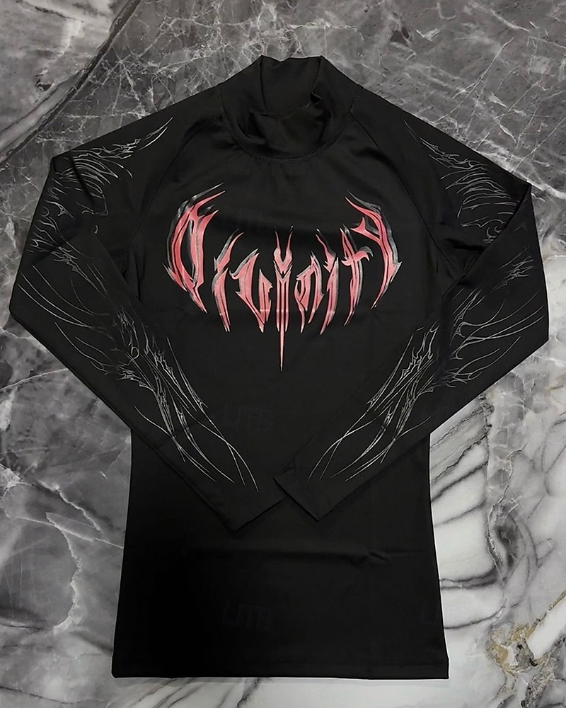 Ανδρικά Αφηρημένο Tricou de Alergat Μπλούζα συμπίεσης Άνοιξη Φθινόπωρο Μακρυμάνικο Γρήγορο Στέγνωμα Συμπίεση Ύγρανση Γυμναστήριο προπόνηση Ενεργή εκπαίδευση Ασκηση Θαλασσί Μαύρο Λευκό ΑΘΛΗΤΙΚΑ ΡΟΥΧΑ 2026 - $27.99 –P11