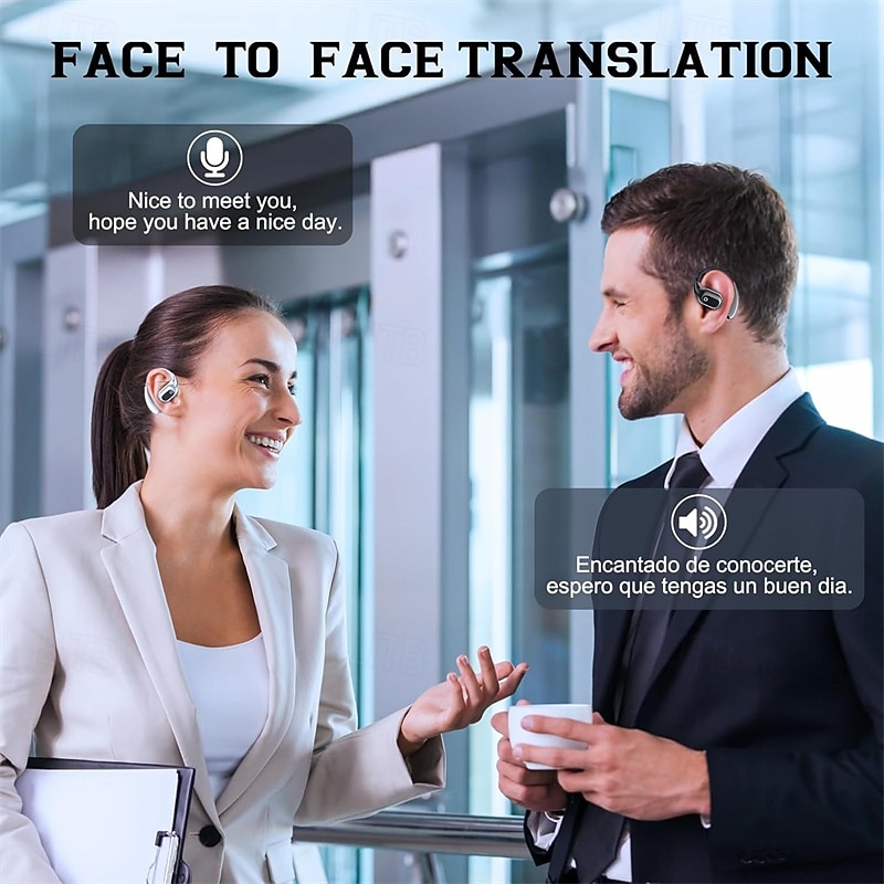 Open Air Traductor, Translation Wireless Bluetooth Earphones, Language Translator Earbuds Real-Time with 138 Languages fit iOS & Android 2026 - JP ¥3995 –P3