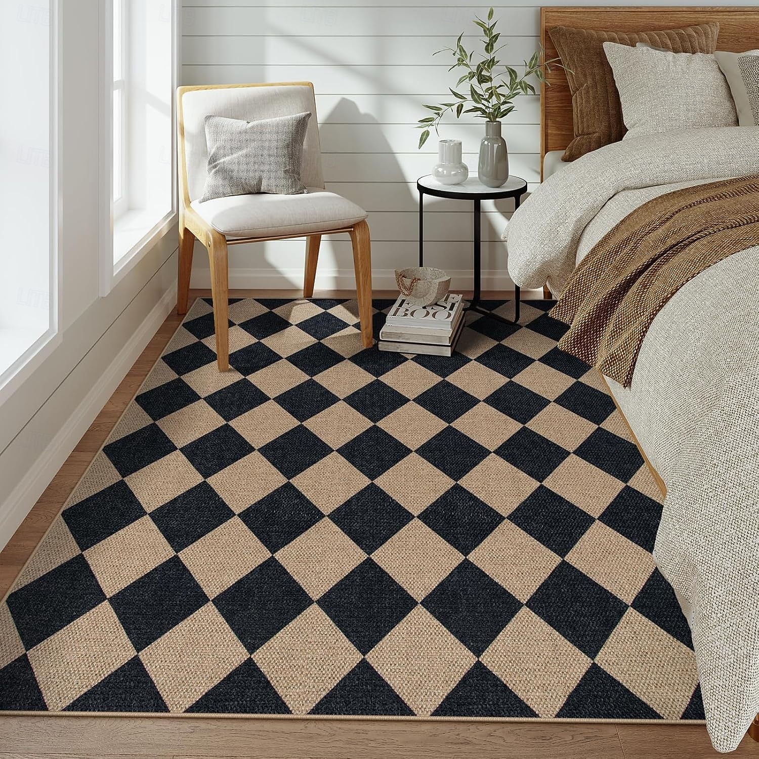 Outdoor Patio Rug, Washable Easy Jute Rugs for Entryway Indoor Outdoor Living Room Carpet, Farmhouse Non Slip Door Mat for Backyard Bedroom, Diamond 2026 - $27.99 –P6