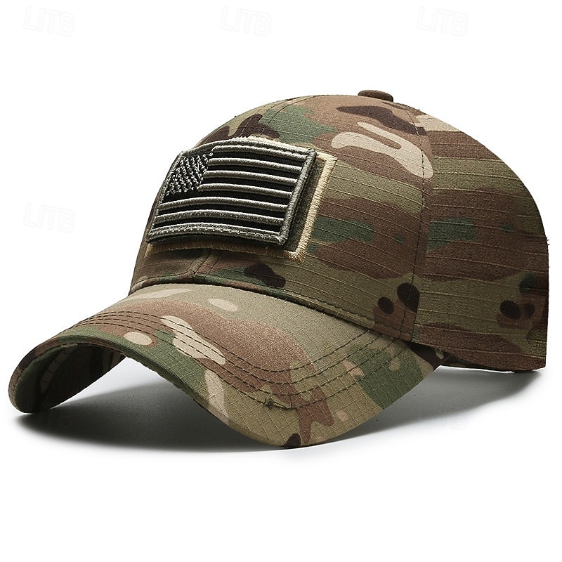 Gorra de Béisbol Color Camuflaje Bandera estadounidense Retro Antiguo Patriótico para Unisexo Adulto Impresión 3D  para Día de la Independencia 4 de julio Exterior Casual Diario 2026 - $15.49 –P12