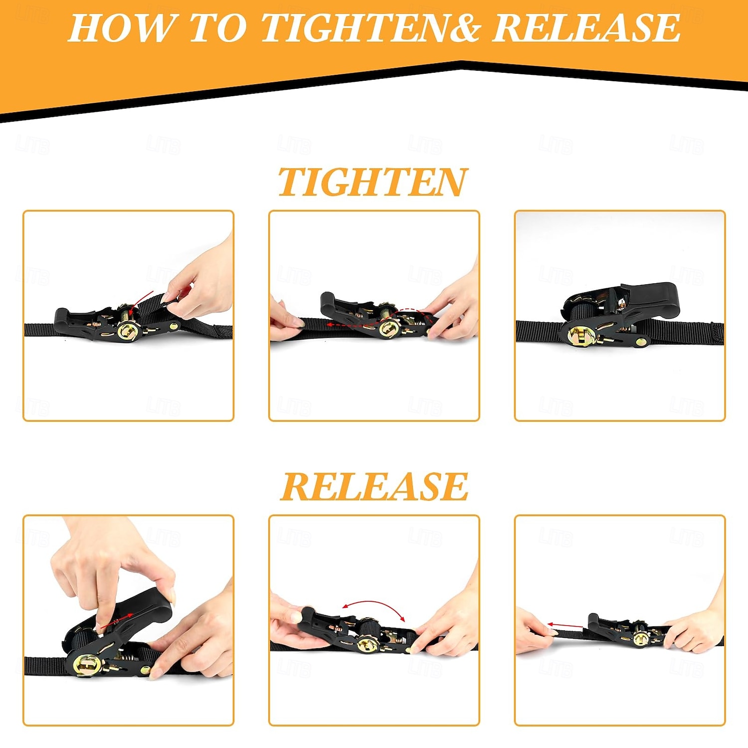 kuorma-auton lavan koiranhihna kahdelle koiralle, räikkäkiristys säädettävä kaksinkertainen turvallinen kuorma-auton lavan koiranhihnajärjestelmä lava-autoihin, katumaastureihin ja henkilöautoihin 2026 - $39.99 –P4