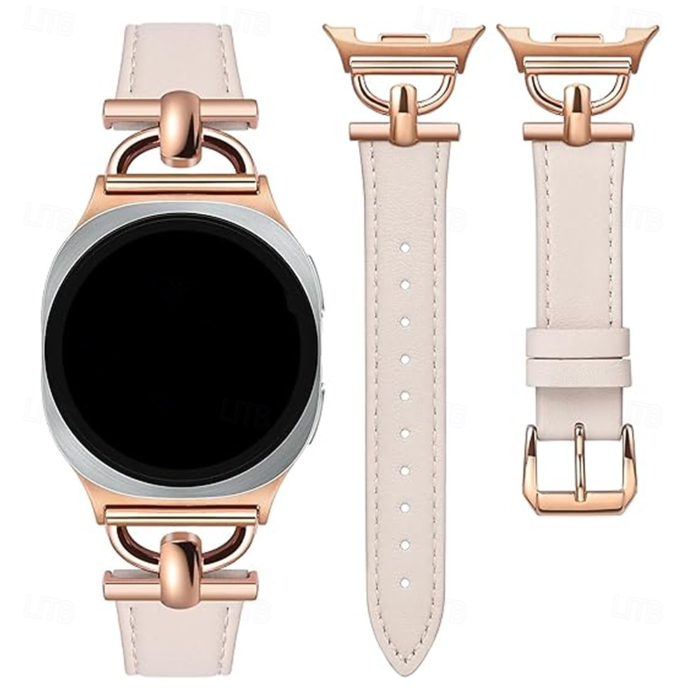 צפו בנד ל Samsung Galaxy שעון 8 40/44 מ"מ שעון 8 קלאסי 46 מ"מ Watch 6 Classic 43/47mm Watch 5 Pro 45mm Watch 4 Classic 42/46mm דמוי עור תַחֲלִיף רצועה מתכוונן רצועת ספורט אבזם מודרני קישור עור צמיד 2026 - $20.99 –P5