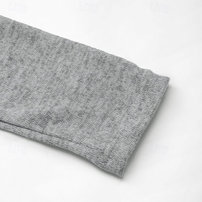 Damen T Shirt Patchwork Verdreht Einfarbig Grafik Stilvoll Sexy Lässig Langarm Rundhalsausschnitt Rundhals Normale Oberteile Täglich Ausgehen Hellgrau Frühling Herbst 2026 - $22.99 –P8