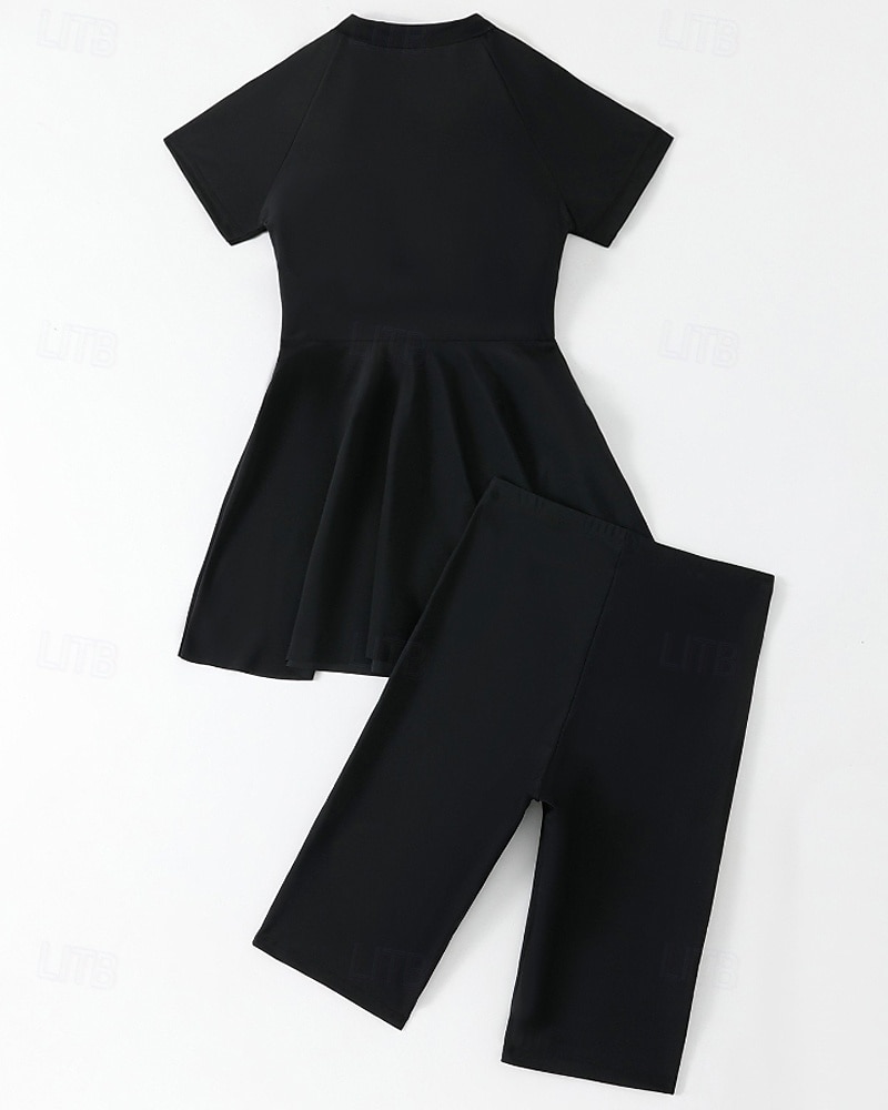 Γυναικεία Πρότυπο Προστατευτικά Τανκίνι και μπικίνι για σέρφινγκ Μαγιό Μονόχρωμο Κουμπώσου Προστασία UV Ελαστικό Κοντομάνικο Μαγιό Σέρφινγκ Καταδύσεις Κολύμβηση Καλοκαίρι 2026 - $30.99 –P14