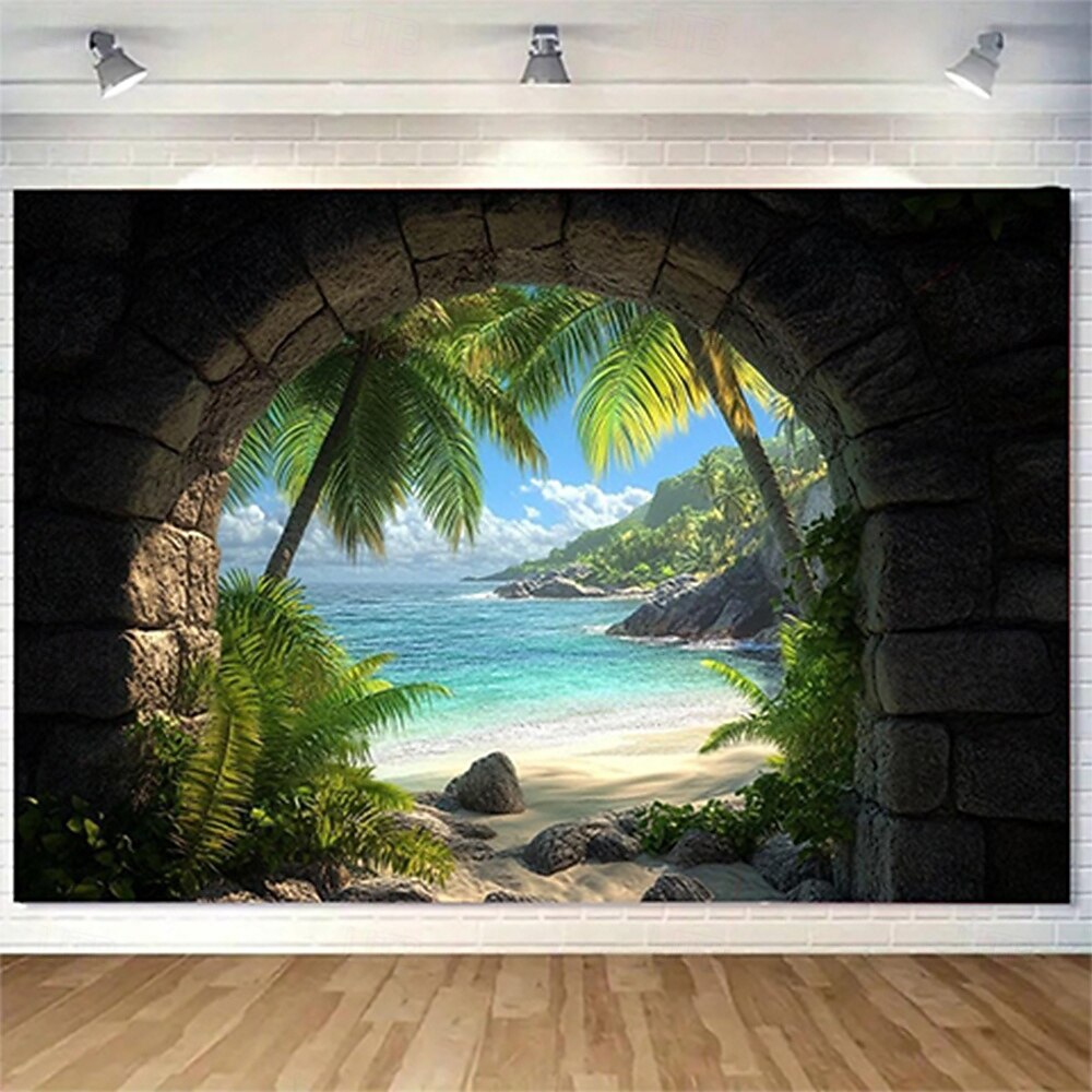 tapisserie Bannières Couverture Plage 3D Chambre Salon Dortoir Chambre d'adolescents Résidence universitaire Porche mural Décoration d'intérieur de 2026 ? $20.99 –P4