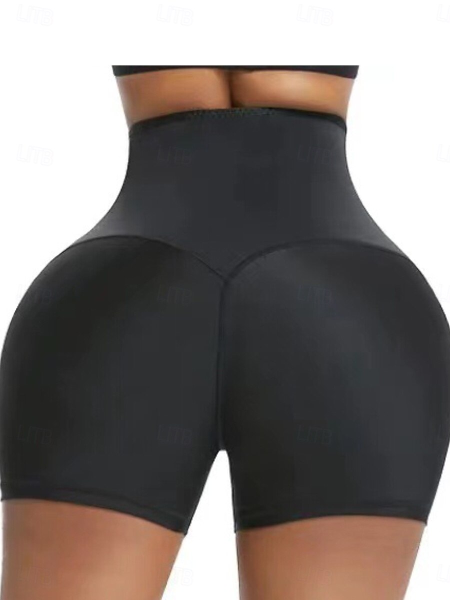 Women's Shapewear Fashion Sweet Pure Color Patchwork Shorts Vacation Street Going out Blue Silver Spring Fall Tailored Fit 2026 - $11.49 –P7