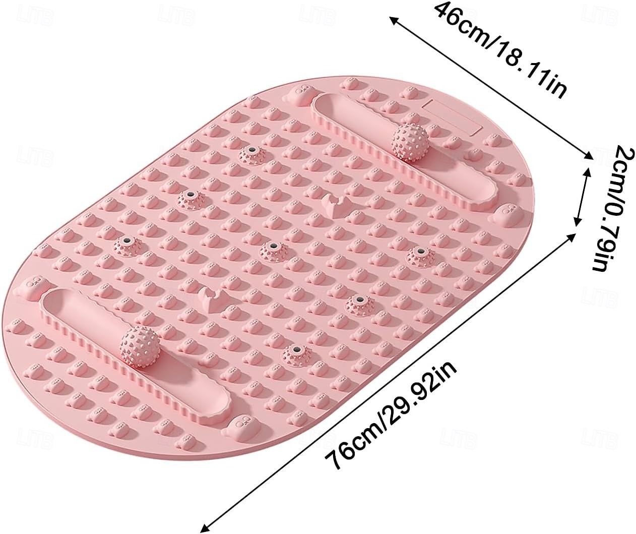 Tapis de massage des pieds en silicone, coussin de relaxation double face, planche de relaxation portable, tapis de massage anti-stress au sol, tapis de massage des pieds extra large avec points de 2026 ? $28.99 –P11