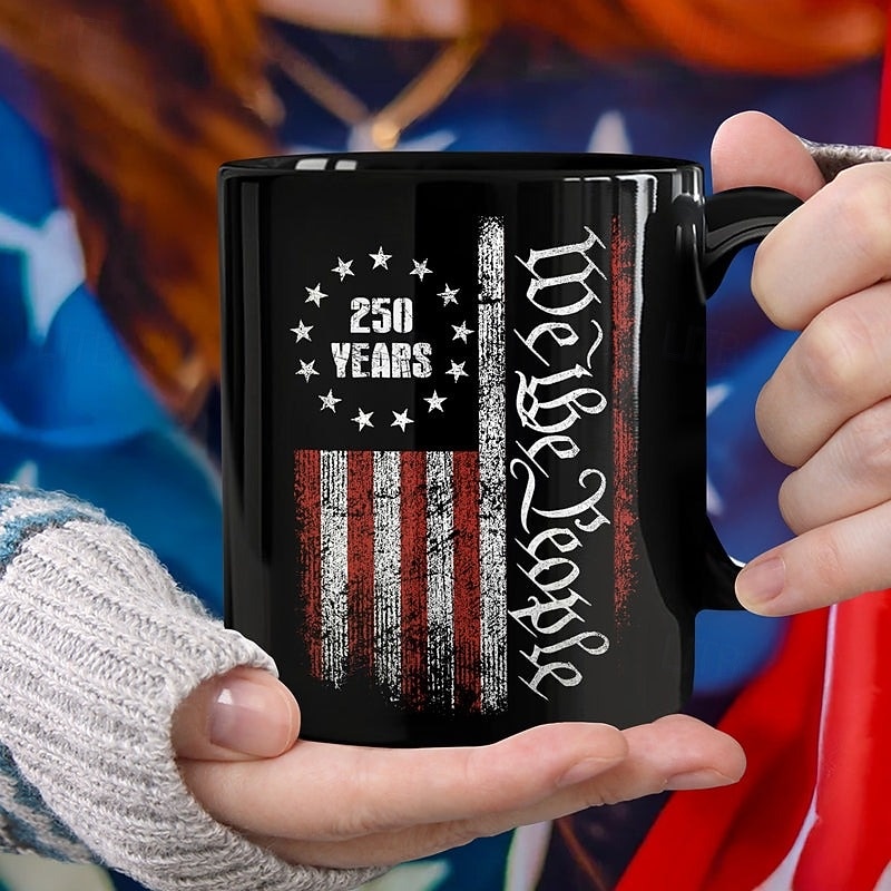 United States 250th Anniversary Mug Patriotic Gift, Semiquincentennial Ceramic Coffee Mug, 1776-2026, Independence Day 4th of July Gift for Men Women, Microwave & Dishwasher Safe 2026 - $16.99 –P2