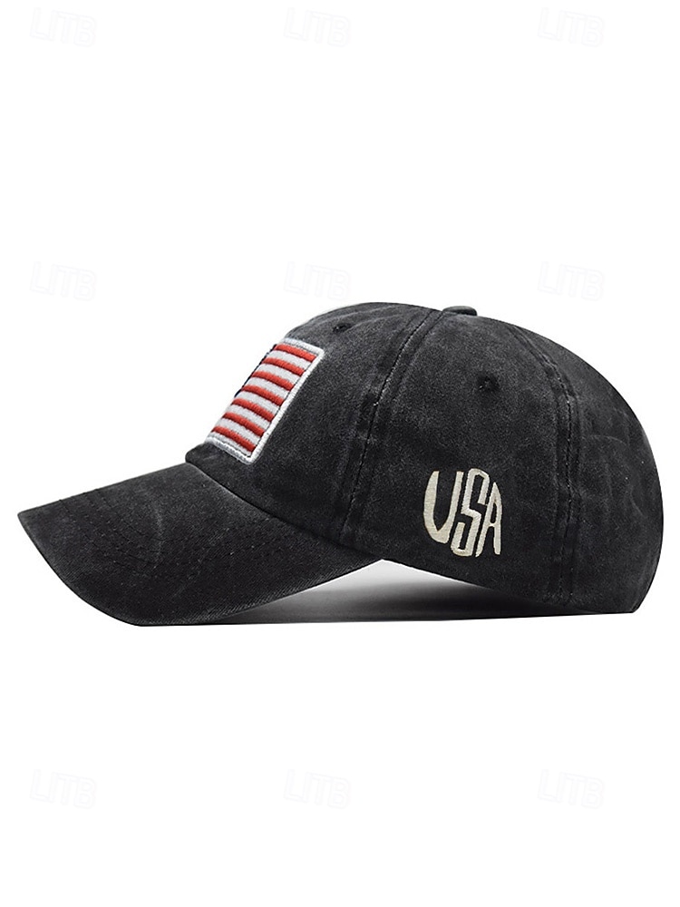 United States 250th Anniversary Menns Brodert USA Baseball Cap Justerbar Caps i bomull Flerfarget Patriotisk Flaggbdesign USA Uavhengighetsdag Festivaler og Hverdagscasual 2026 - $11.99 –P6
