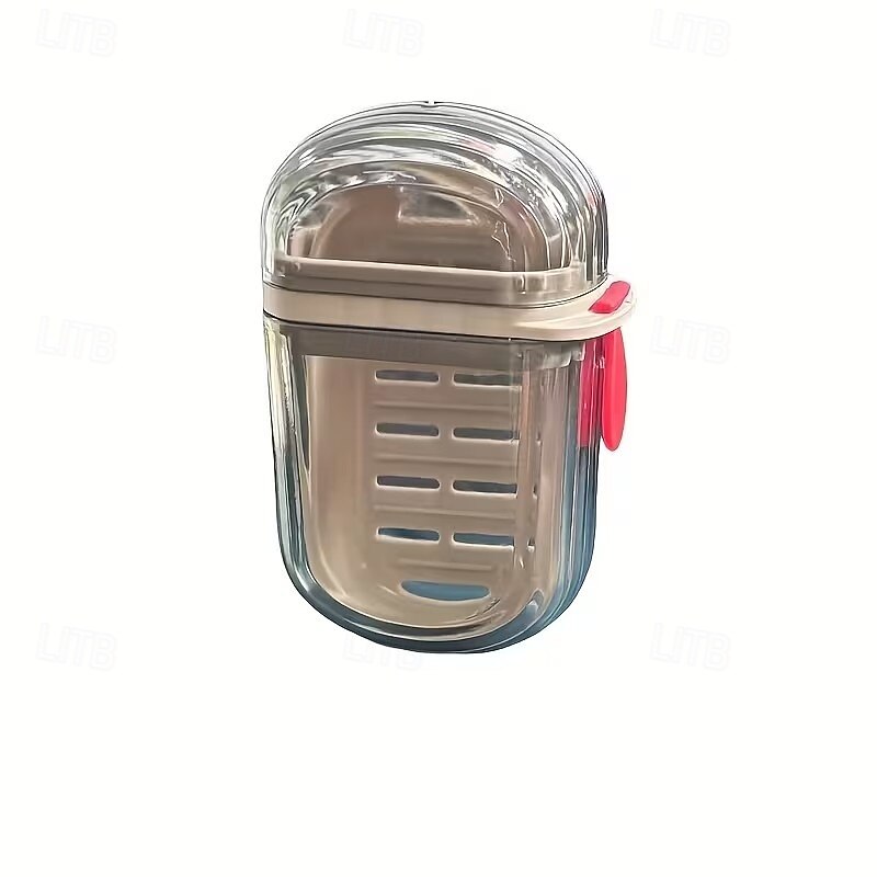 4ks přenosných krabiček na mýdlo s víky, utěsněná drenáž, vyrobené z materiálu pro domácí mazlíčky, vhodné na cestování a venkovní volnočasové aktivity - mini úložné krabičky na mýdlo pro kempování, 2026 - $9.99 –P7