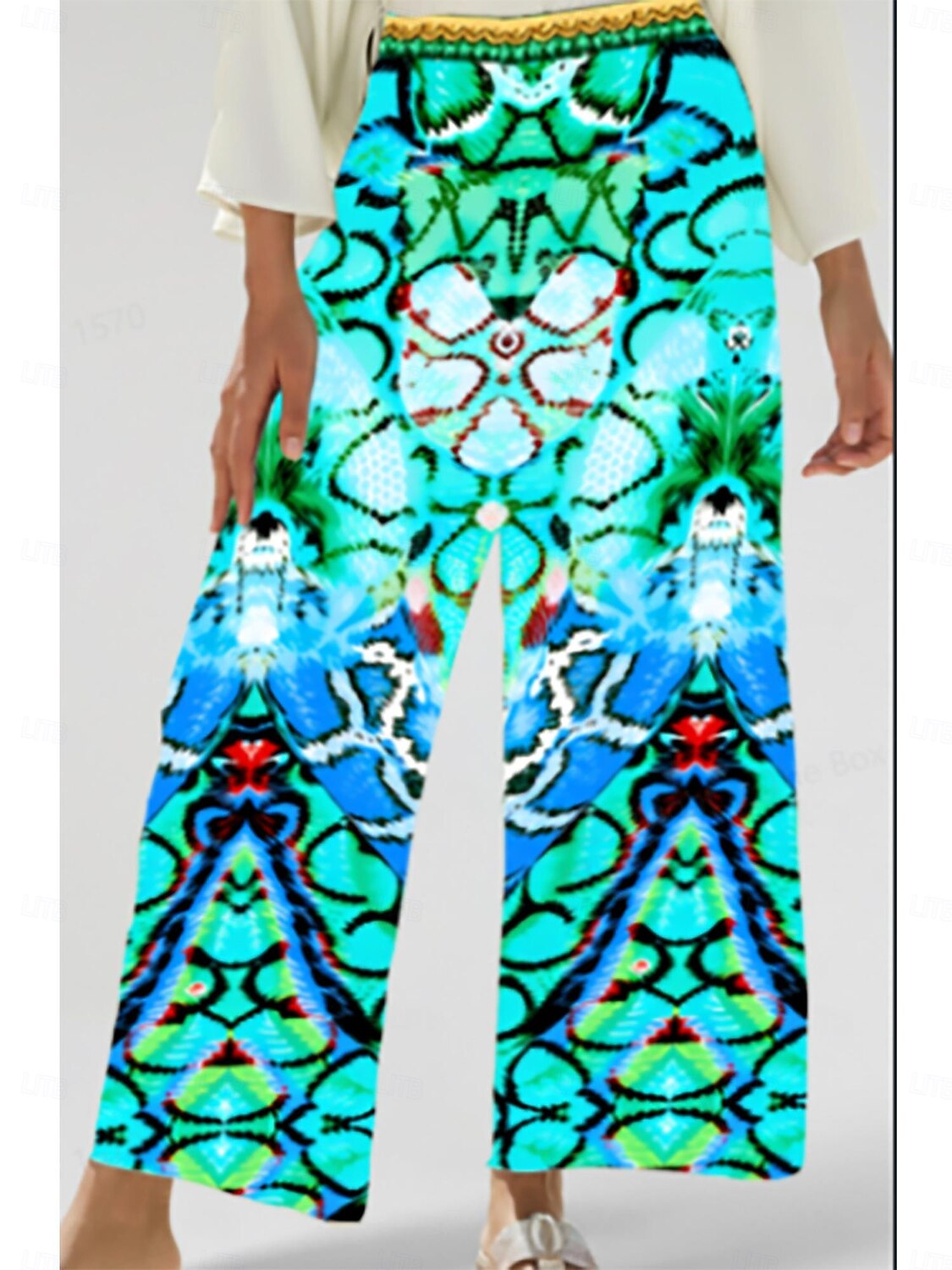 Seidensatin-Urlaubshose aus dem Land der Wunder 2026 - KZT 39755.94 –P1