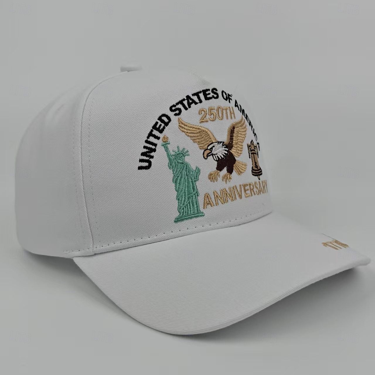 Casquette brodée commémorative du 250e anniversaire des États-Unis (1776-2026), aigle et statue de la Liberté &cloche, casquette de baseball patriotique avec écusson drapeau américain, commémoration de 2026 ? $21.99 –P5