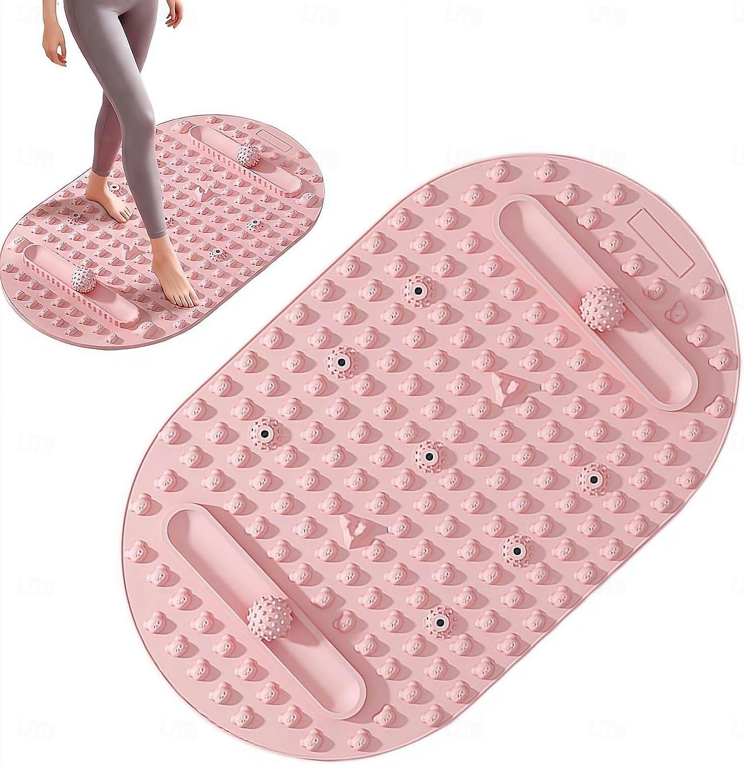 Tapis de massage des pieds en silicone, coussin de relaxation double face, planche de relaxation portable, tapis de massage anti-stress au sol, tapis de massage des pieds extra large avec points de 2026 ? $28.99 –P13