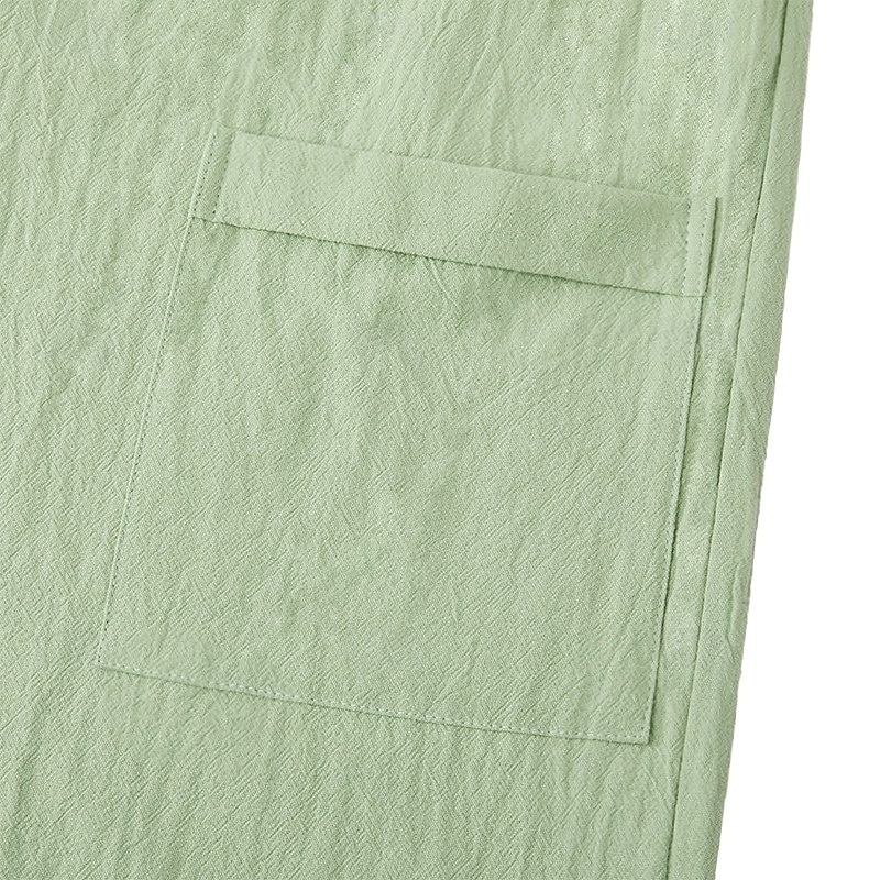 Hombre Pantalones de lino Pantalones de verano Pantalones anchos Correa Bolsillo Cintura elástica Plano Comodidad Transpirable Longitud total Casual Diario Exterior Vacaciones Moda Negro Verde Trébol 2026 - $25.99 –P4