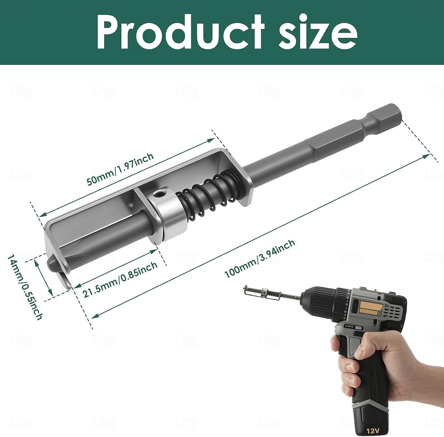 4 stk. fjærbelastet skrueholderbits, fallsikker skrutrekkerbits, universelt skruefesteverktøy, enhånds, skruerdriftsguide borespissholder for elektriker, mekaniker, gjør-det-selv-entusiast 2026 - $9.99 –P13