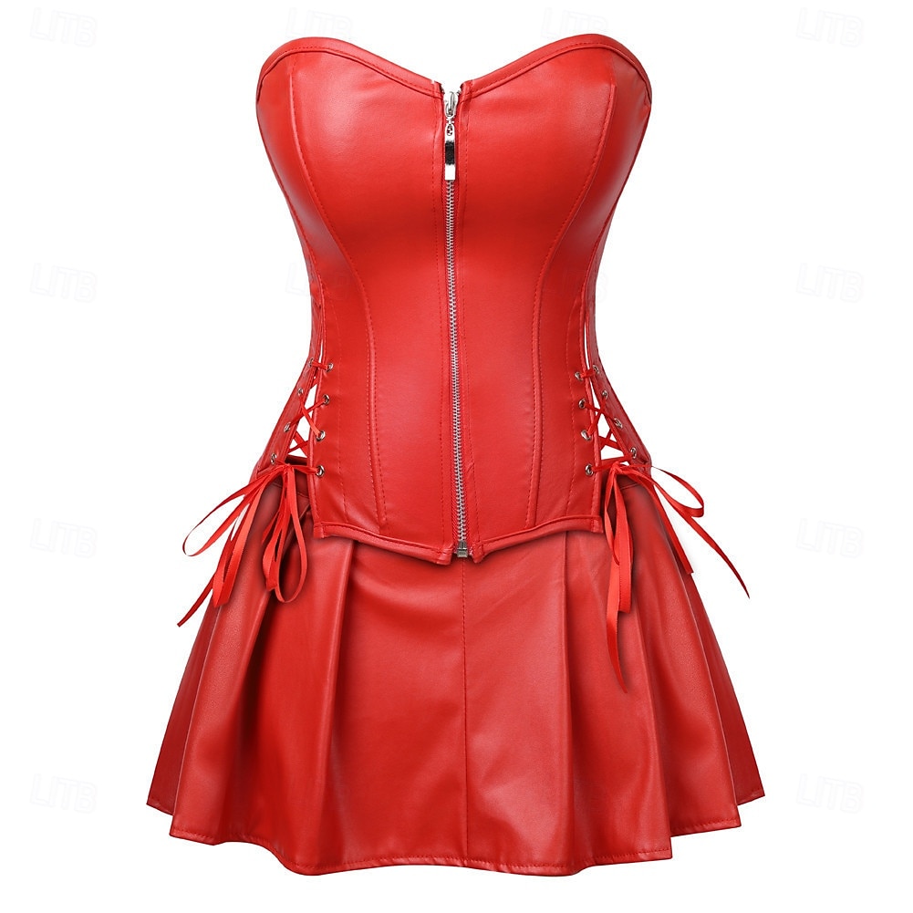 Medieval Renaissance Steampunk Dress Corset Pirate Fancy Dress Women's Pirate Fantasy Halloween Carnival Performance LARP Ren Faire Adults' Dress 2026 - $27.99 –P15